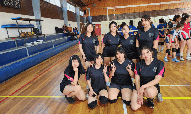 Participación en comunal Voleibol Damas y Varones